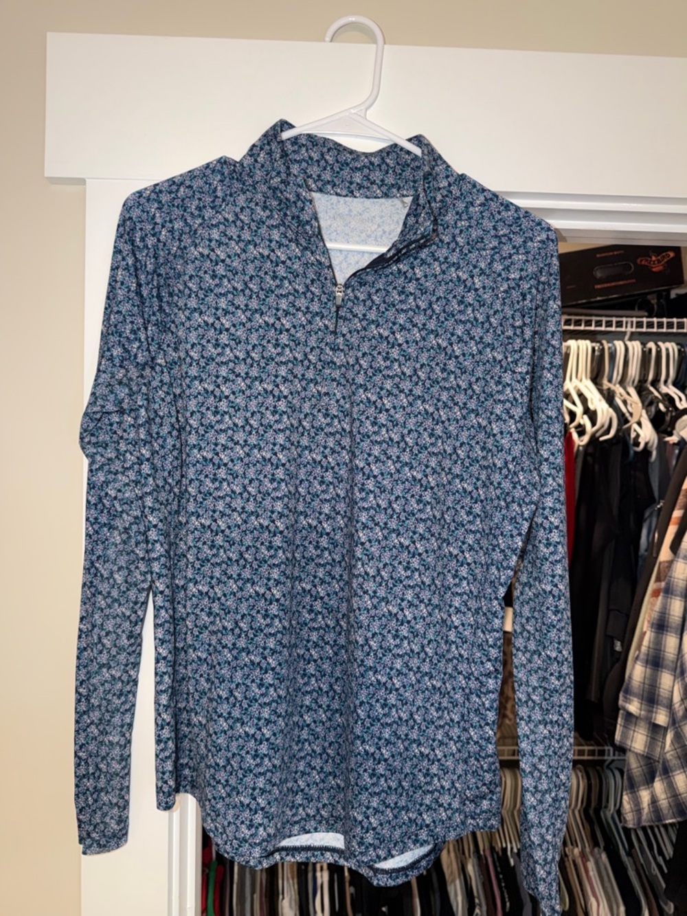 Walter Hagen Performance Polo – Blue Floral - Medium